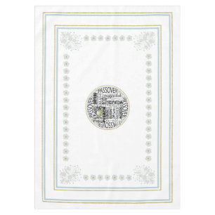 Toalha De Mesa Passover 60/84" Tablecloth "Passover Dayenu Cloth"