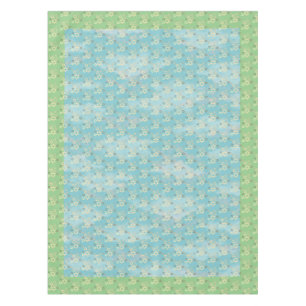 Toalha De Mesa Passover Blue e Green Star
