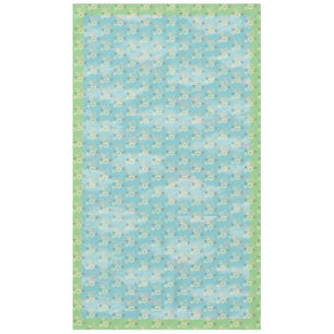 Toalha De Mesa Passover Blue e Green Star
