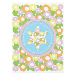 Toalha De Mesa Pasta "52" x 70" Tablecloth "Uma Doce Passover"