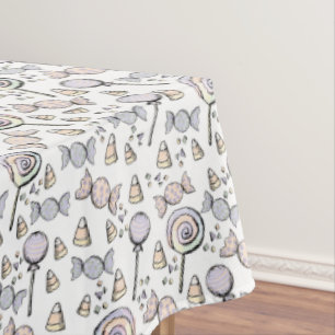 Toalha De Mesa Pastel Halloween Candy Theme Kids & Baby Party