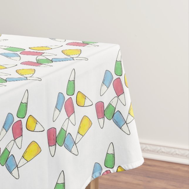 Toalha De Mesa Pastel Páscoa Candy Corn Candycorn (Posição Original)