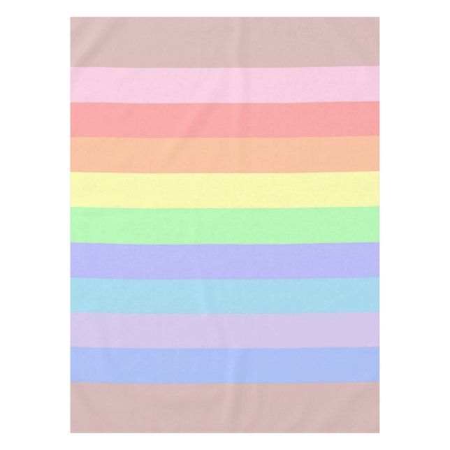 Toalha De Mesa Pastel Rosa Dusky Antiquado (Frente)