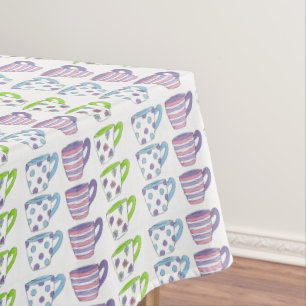 Toalha De Mesa Pastel Tea Cup Teacup Tea Party Cuppa