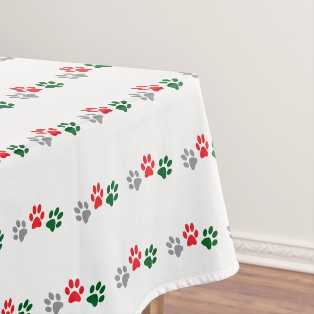 Toalha De Mesa Patas de Natal (Posição Original)