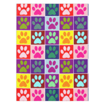 Patas Multicoloridas em Quadrados Multicoloridos