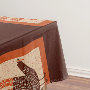 Toalha De Mesa Pato divertido do Dia de Ação de Graças da Slipper