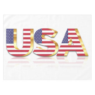 Toalha De Mesa Patriótica USA Flag Tablecloth