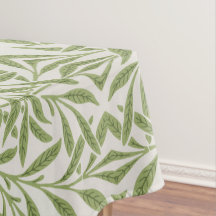 Pattern of green leafy branches 