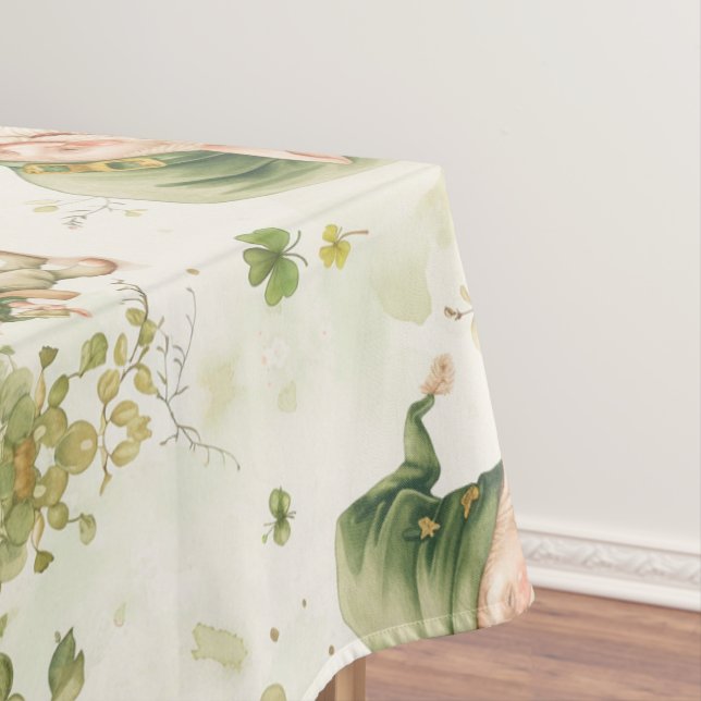 Toalha De Mesa Patterno de café irlandês Patrick Gnome (Posição Original)