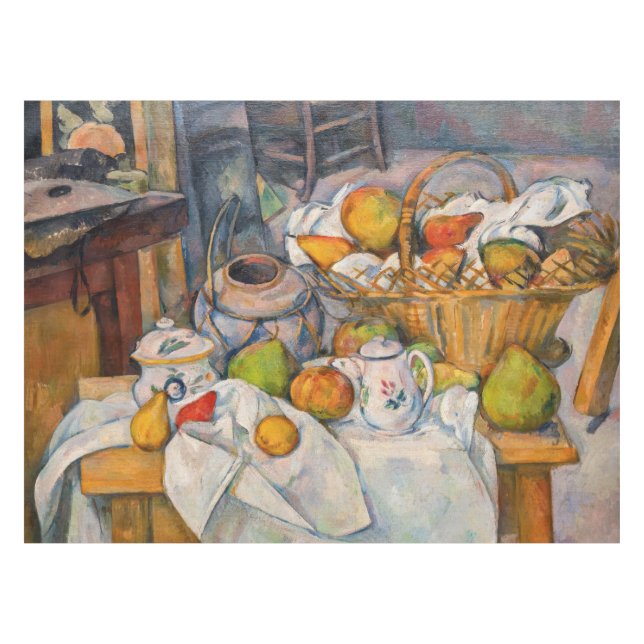 Toalha De Mesa Paul Cezanne - A Mesa da Cozinha (Frente (Horizontal))