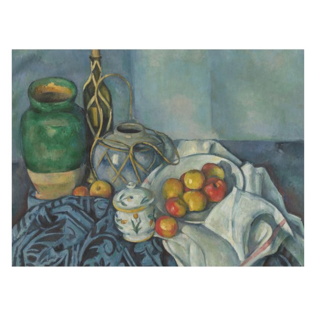 Toalha De Mesa Paul Cezanne - A Vida Estática com Maçãs (Frente (Horizontal))