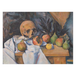 Toalha De Mesa Paul Cezanne - A Vida Estática com o Crânio