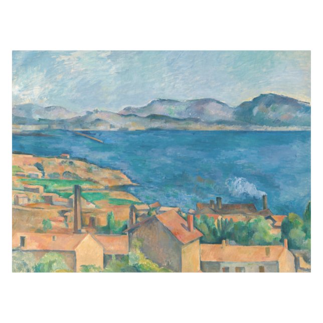 Toalha De Mesa Paul Cezanne - Baía de Marselha, Vista de Estaque (Frente (Horizontal))