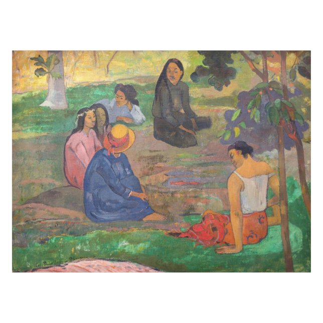 Toalha De Mesa Paul Gauguin - A Conversa / Les Parau Parau (Frente (Horizontal))