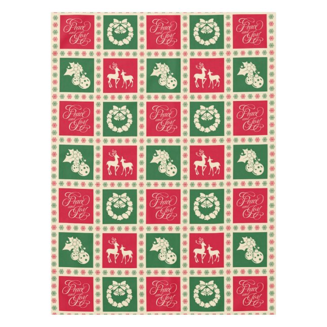 Toalha De Mesa Paz e alegria (Frente)