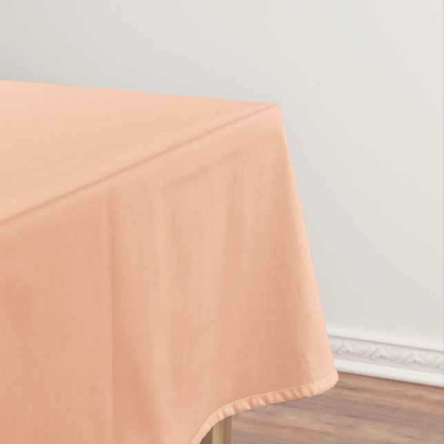 Toalha De Mesa Peach Fuzz Sólido (Posição Original)