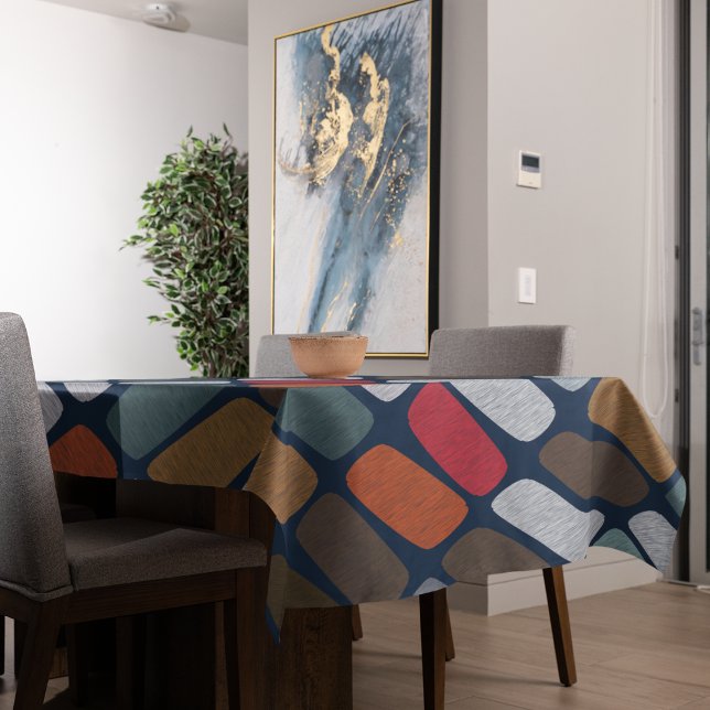 Toalha De Mesa Pebbles de multicores (pebbles tablecloth)