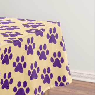 Toalha De Mesa Pegada de Pata Roxa