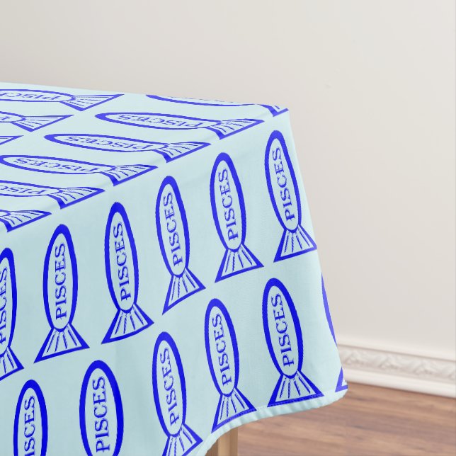 Toalha De Mesa Peixes - Sinal de Estrela Tablecloth Fish (Posição Original)