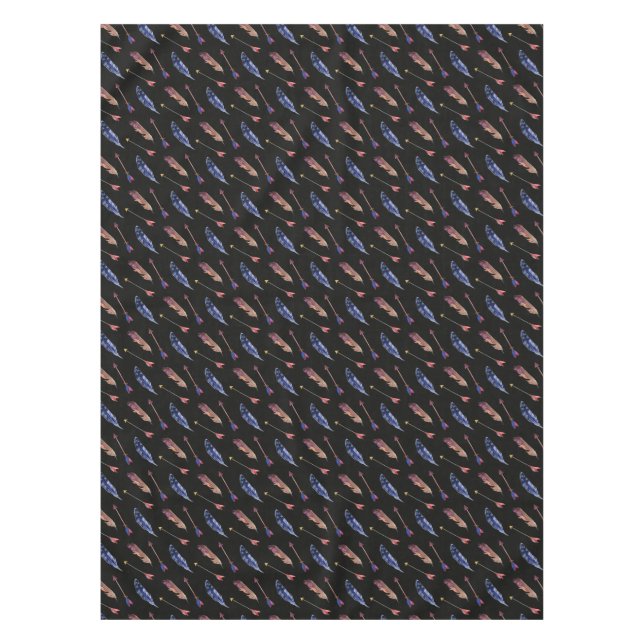 Toalha De Mesa Penas & Flechas (Frente)