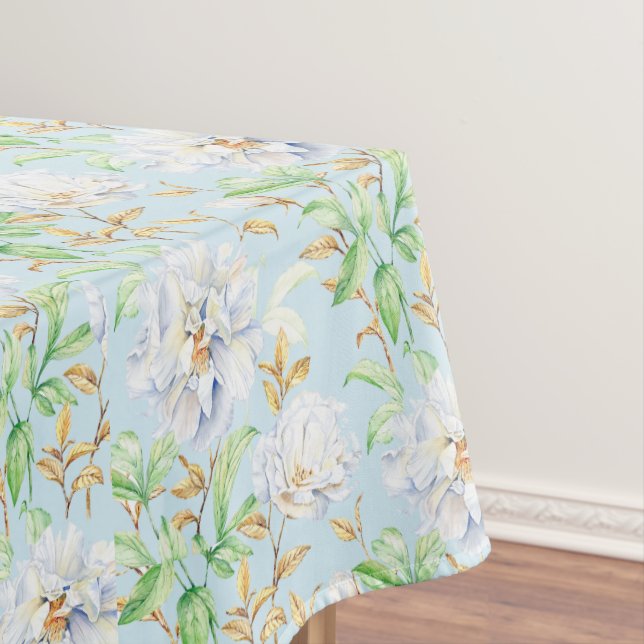 Toalha De Mesa  Peônia Botânica Floral  (Posição Original)