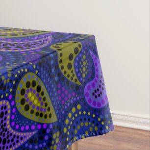 Toalha De Mesa Pepinos turcos padrão de bolinhas abstrato