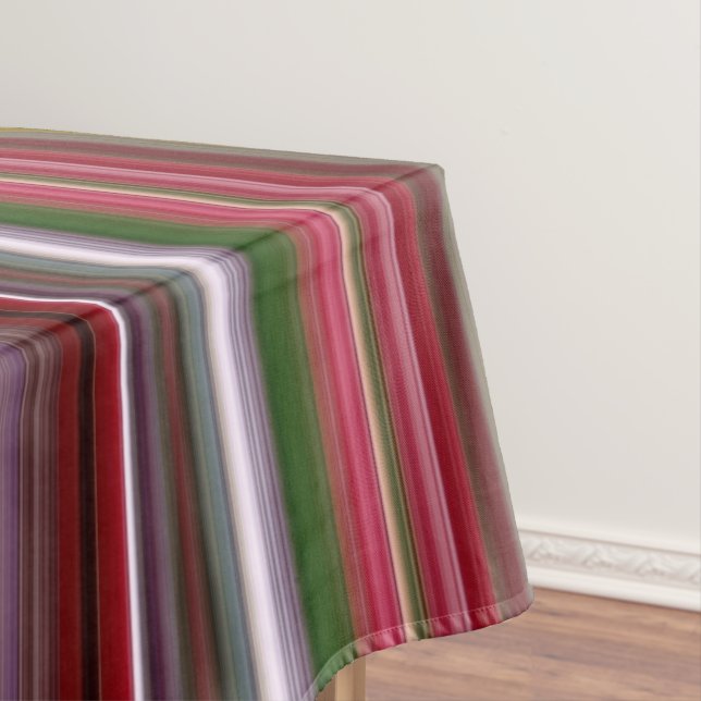 Toalha De Mesa Pequeno Vermelho Berries Vermelho e Greve Verde (Posição Original)