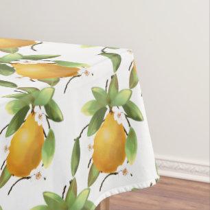 Toalha De Mesa Peras com Flores