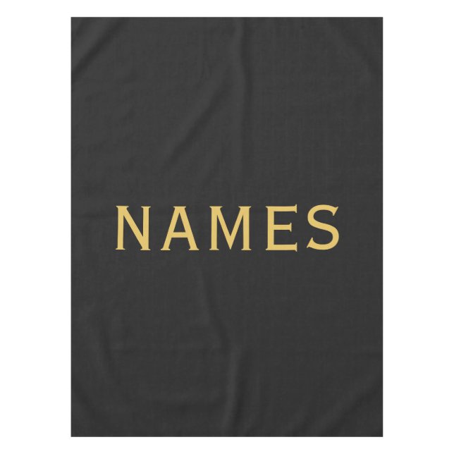 Toalha De Mesa Personalizado Com Sobrenome ou Apelido Neles (Frente)