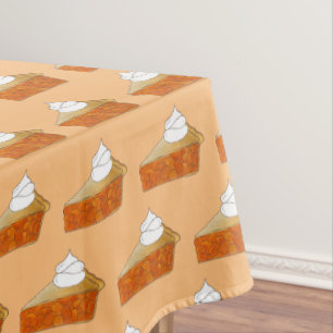 Toalha De Mesa Pêssego Pie Slice De Pêssego Com Pêssego