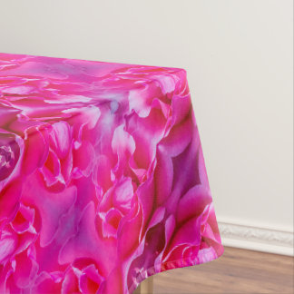 Toalha De Mesa Pétalas rosa vibrantes, cor-de-rosa, padrão floral