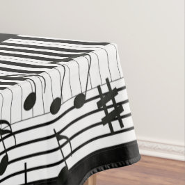 Toalha De Mesa Piano Music Design Tablecloth