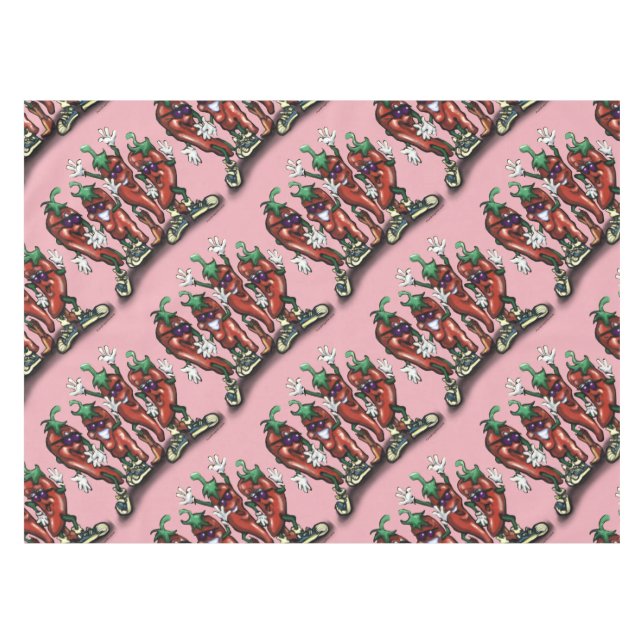 Toalha De Mesa Pimentos Chili (Frente (Horizontal))