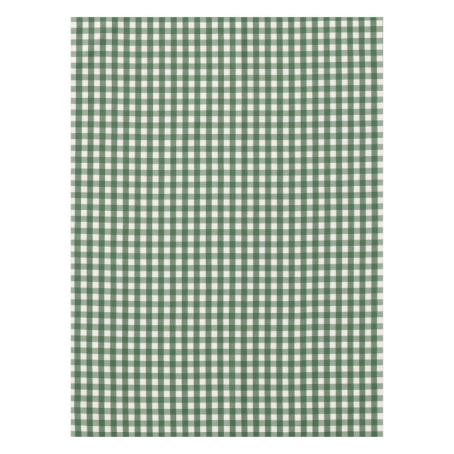 Toalha De Mesa Pine Needle Lane - Pine Green Gingham Pattern (Frente)