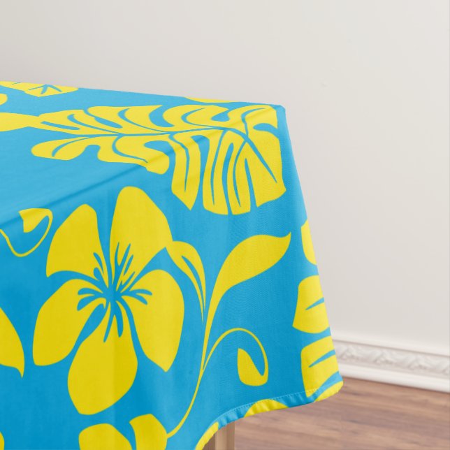 TOALHA DE MESA PINK BIKINI (AZUL/AMARELO) (Posição Original)