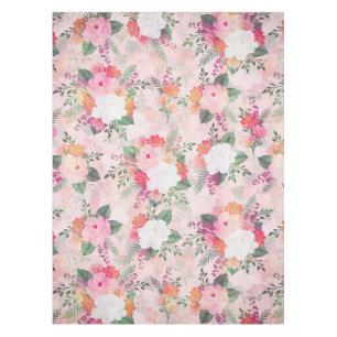 Toalha De Mesa Pintura Floral Romântica A Cor Flórida