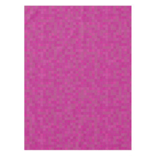 Toalha De Mesa Píxeis mosaicos cor-de-rosa 