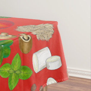 Toalha De Mesa Pizza Party Topping Italiana Comida Pizzeria Pie