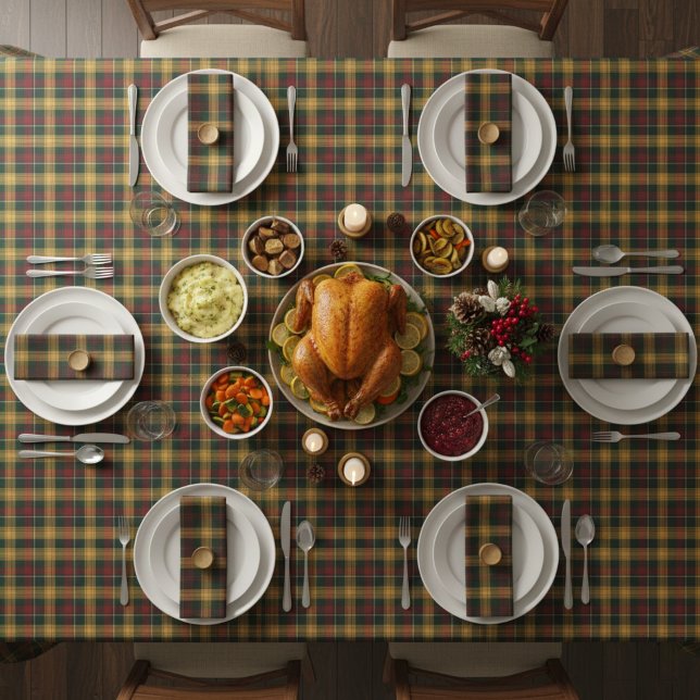 Toalha De Mesa plaid tablecloth (Criador carregado)