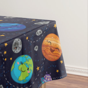 Toalha De Mesa Planetas Felizes Tablecloth