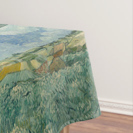 Toalha De Mesa Planta de Vintage Van Gogh em Auvers com Nuvens de