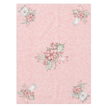 Poinsetos natalinos no fundo cor-de-rosa com brilh