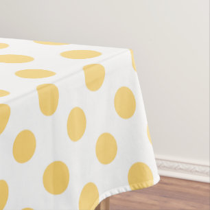 Toalha De Mesa Polkadots amarelos