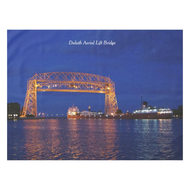Toalha De Mesa Ponte aérea Duluth e John G. Munson (Frente (Horizontal))