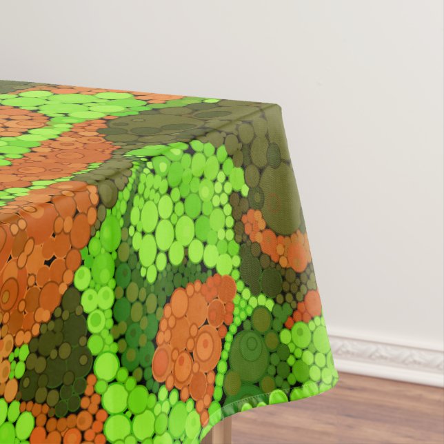 Toalha De Mesa Pontilhismo sem costura - mão pintada em círculos  (Posição Original)