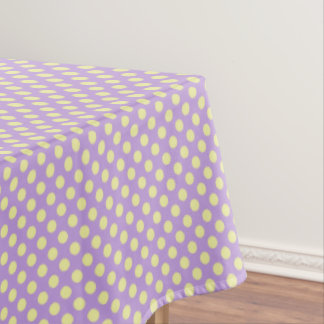 Toalha De Mesa Pontinhos de Limão e Lavanda