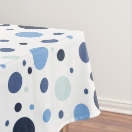 Toalha De Mesa Ponto azul brilhante e ousado