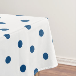 Toalha De Mesa Pontos Azuis Brancos Azure