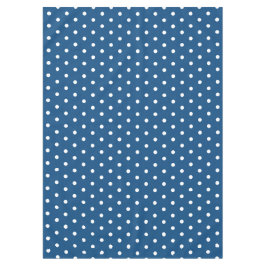 Toalha De Mesa Pontos Brancos Profundo Azul Ártico